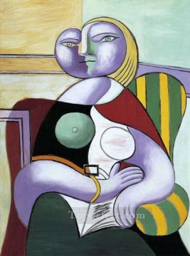  adi - Reading Reading 1932 cubism Pablo Picasso